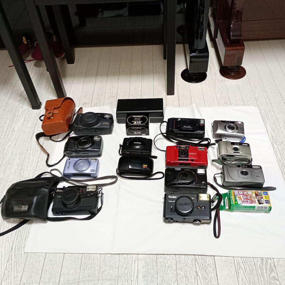 フィルムカメラセット　PENTAX,OLYMPUS,FUJI,他複数台　中古