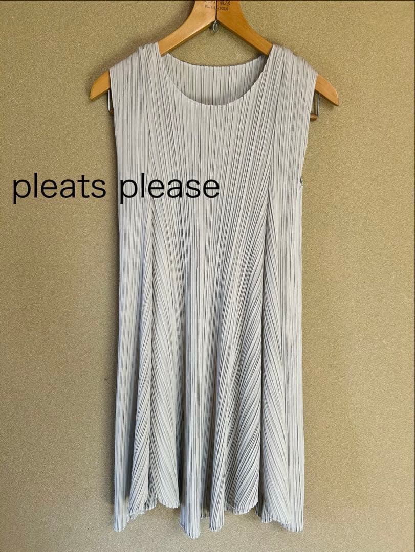 【美品】pleats please ノースリーブチュニック