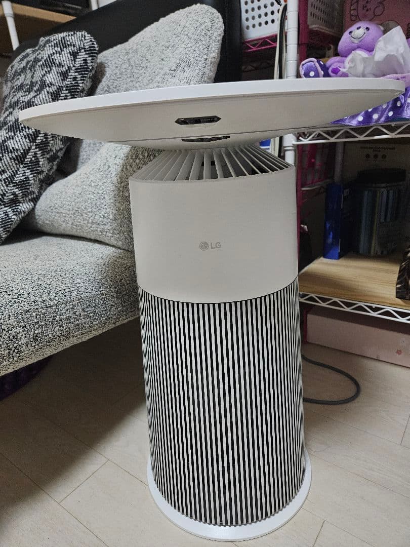 ☆むちさん専用☆LG 空気清浄機 エアロファニチャー ワイヤレス充電付