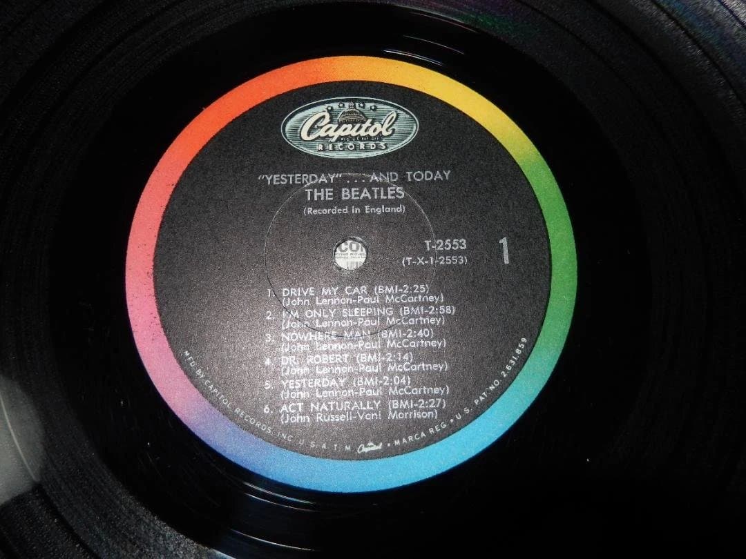 洋楽 beatles yesterday and today us mono