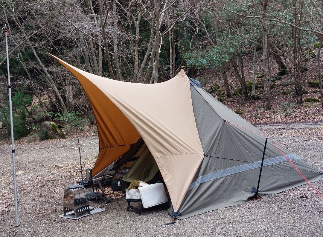 熱田野営具シルス170tcと専用ポール生産終了品