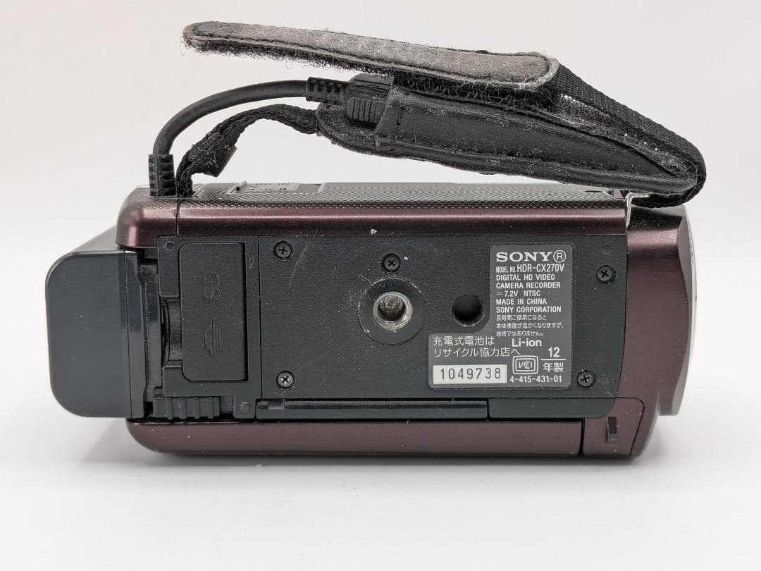 【コスパ重視のハンディ 】SONY HDR-CX270V ハンディカメラ