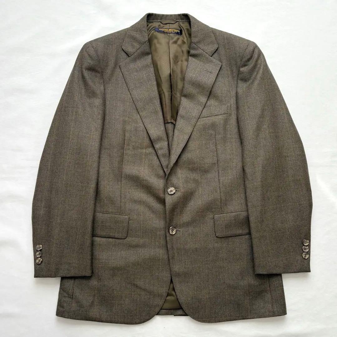 【90s】Brooks Brothers チェック ウール テーラードジャケット