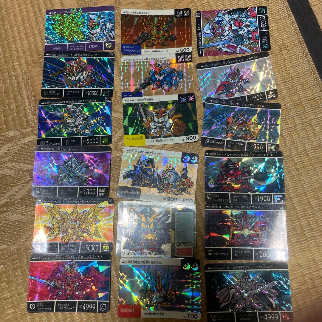 SDガンダム　キラカードダス トレーディングカード　 18枚