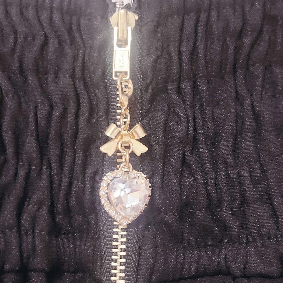 レースアップコルセットライクスカパン ブラック