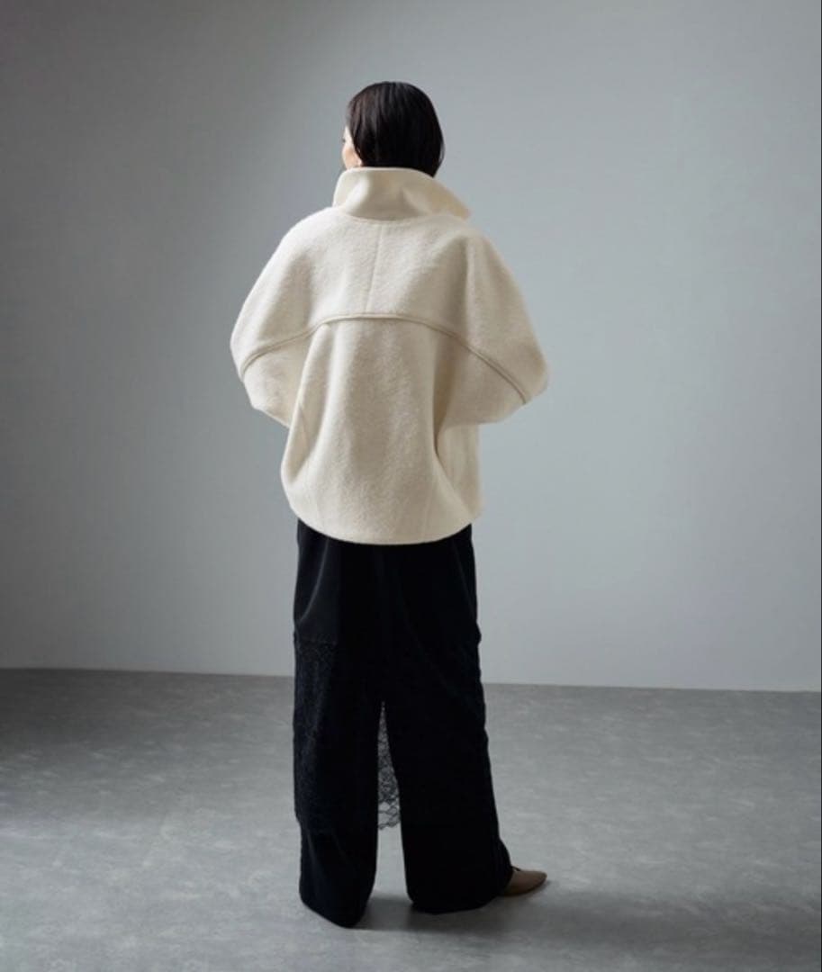 SALON adam et rope ジップブルゾン　ホワイト