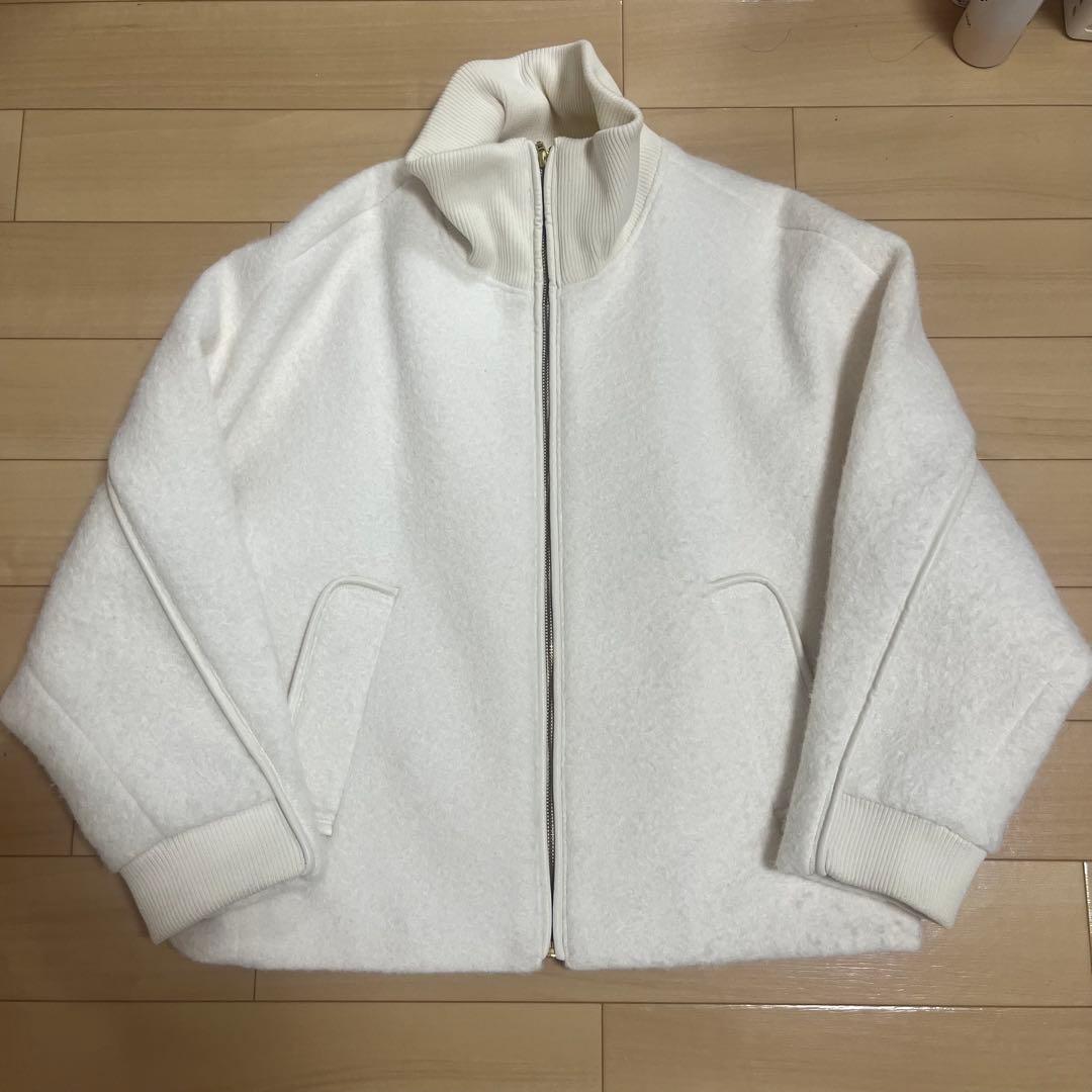 SALON adam et rope ジップブルゾン　ホワイト