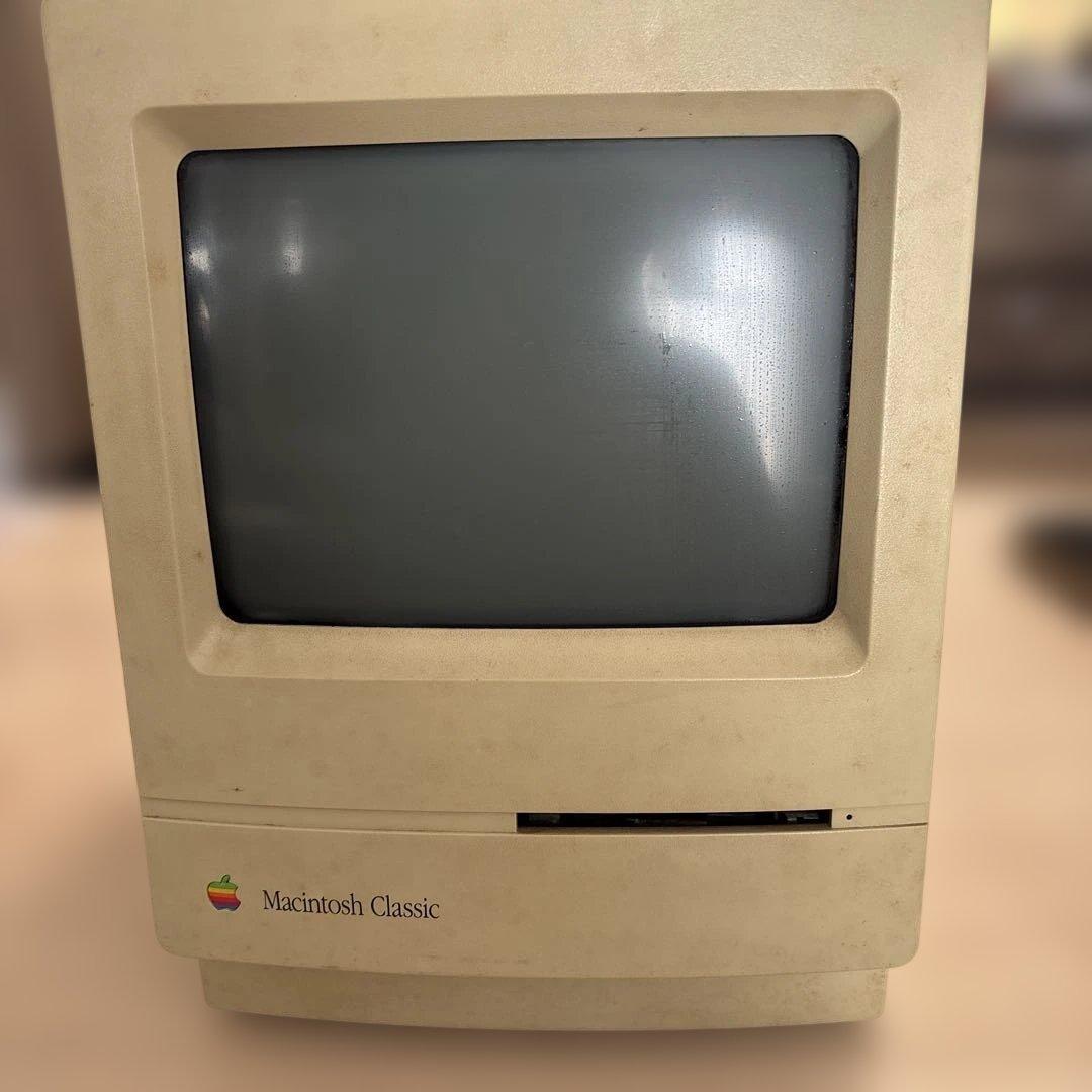 Macintosh Classic 収納バック＋キーボード　写真がすべて！現状渡