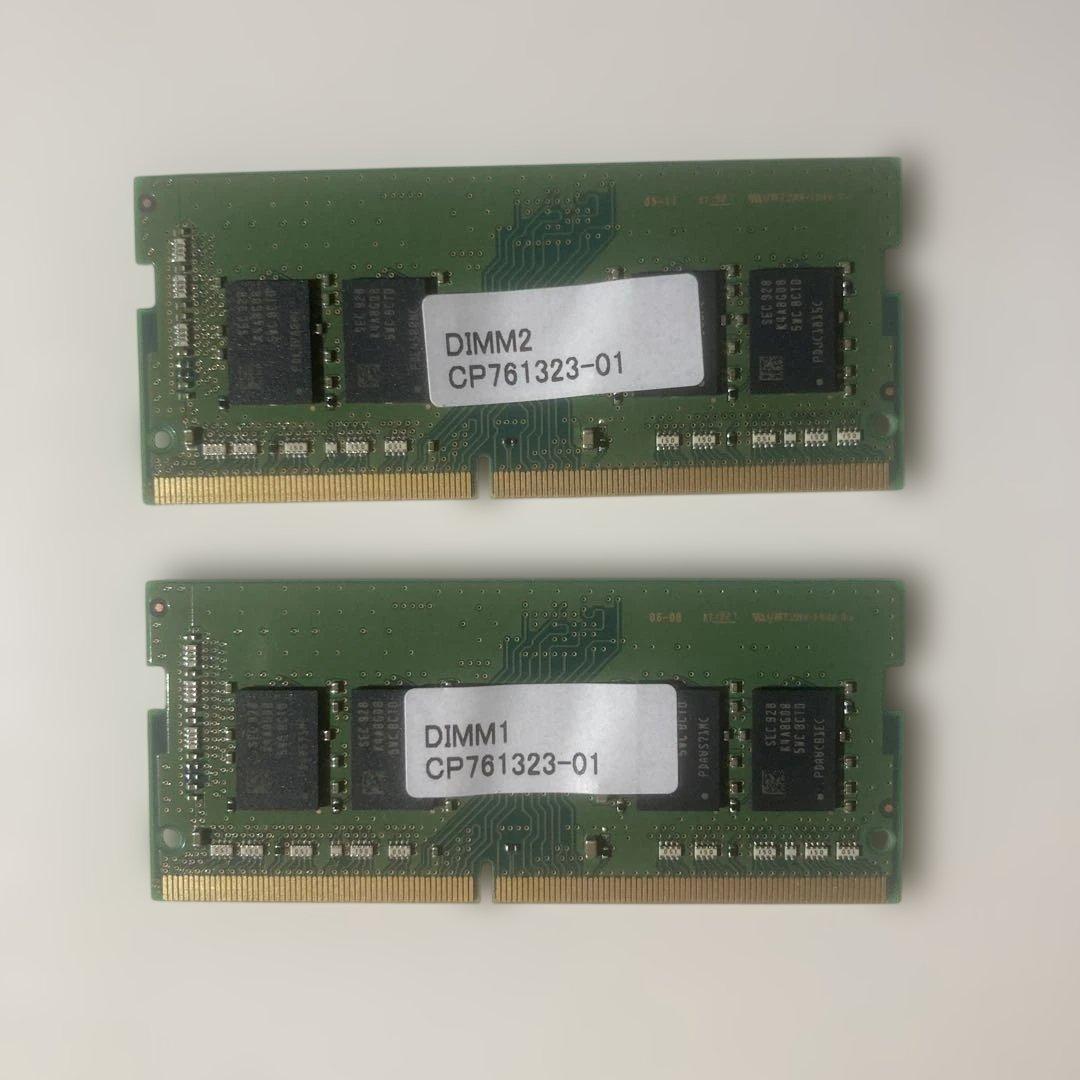 Samsung 8GB DDR4 2666MHz SO-DIMM × 2