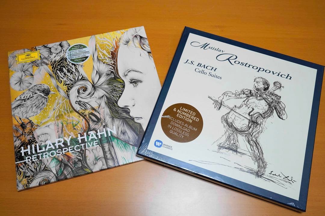 Rostropovich、Hilary Hahn 新品未開封レコード