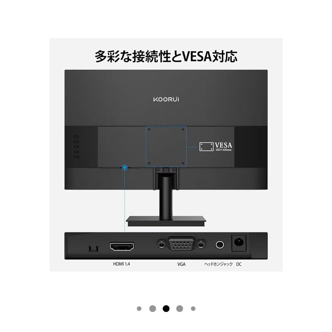 【美品】KOORUI モニター 21.5インチ