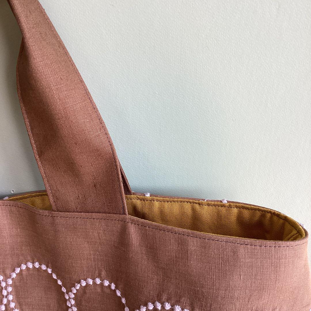 専用です！ミナペルホネンタンバリン両面でトートバッグ ハンドメイド