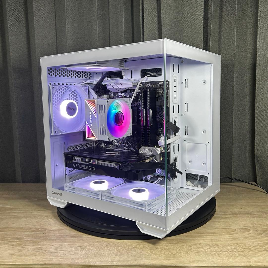 超高性能 光る 白ゲーミングPC Ryzen GTX1660 Windows11