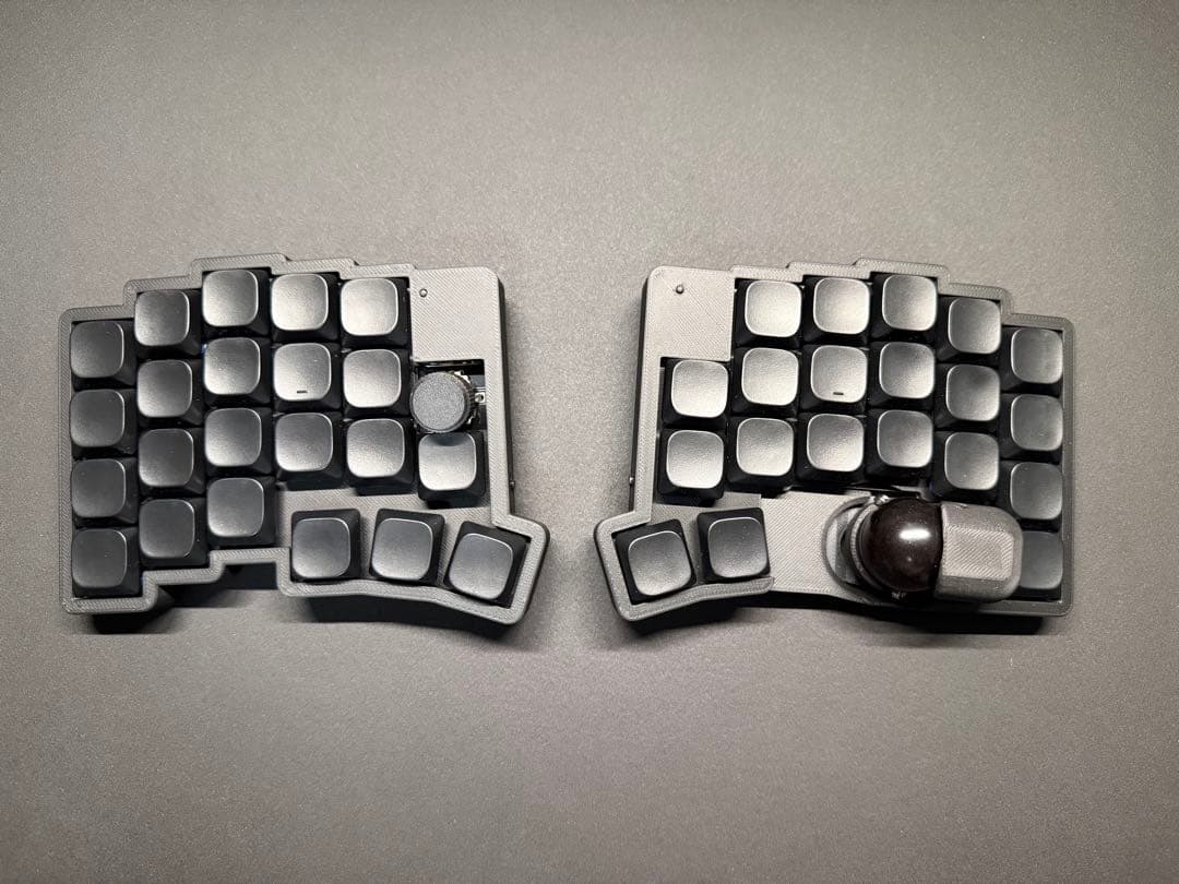 roBa-LP 無線接続 左右分割 トラックボール キーボード ヒーコ