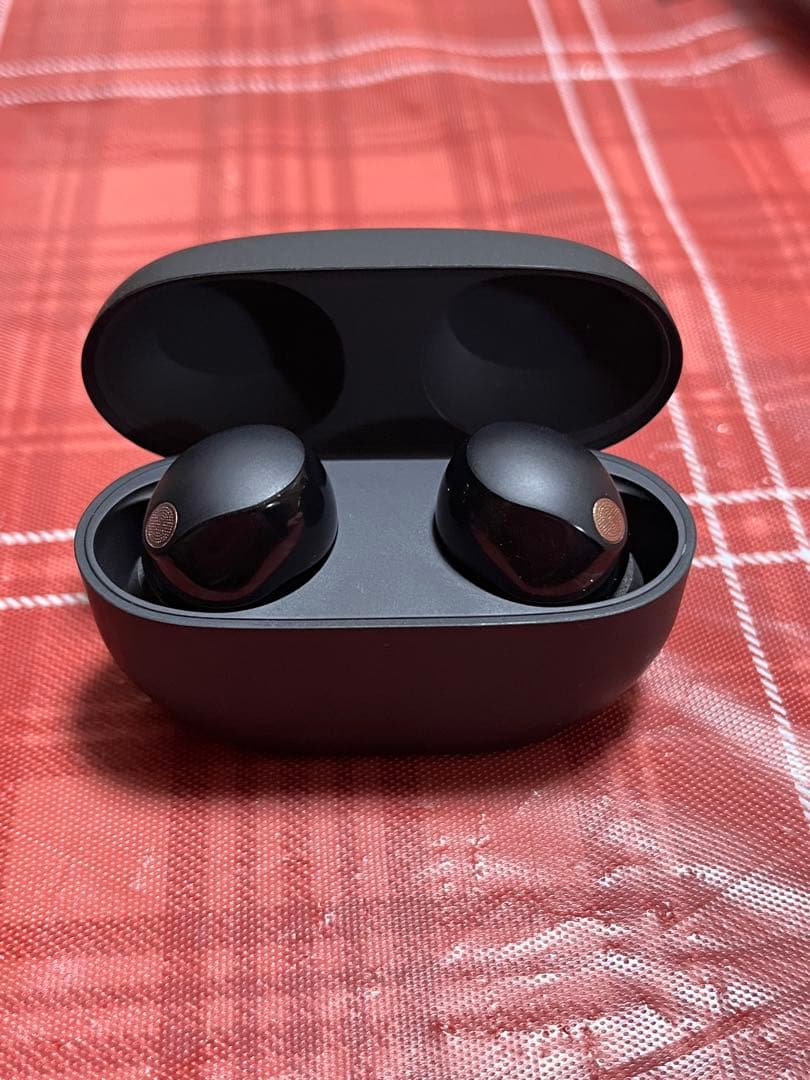 【美品】SONY WF-1000XM5 ワイヤレスイヤホン ブラック 動作確認済