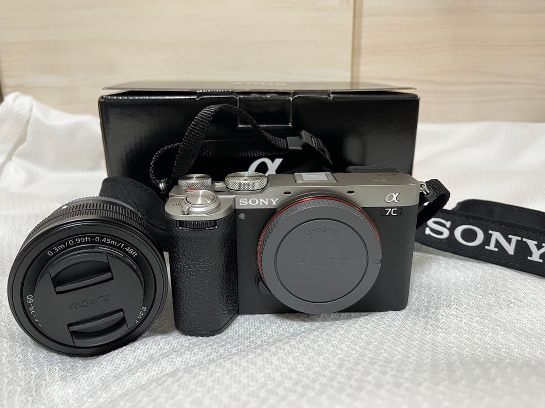 SONY α7CⅡミラーレス一眼 本体とレンズ付き