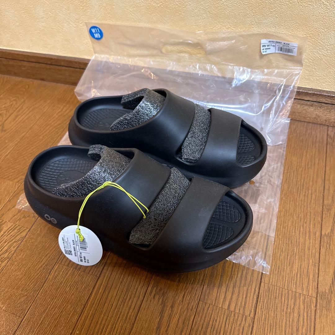 OOYEA 28cm ブラック サンダル M9/W11 リカバリーサンダル