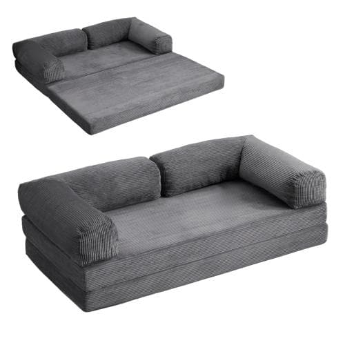 ソファベッド 組立て不要 二人掛け 三人掛け フロアソファ コンパクト ローソフ