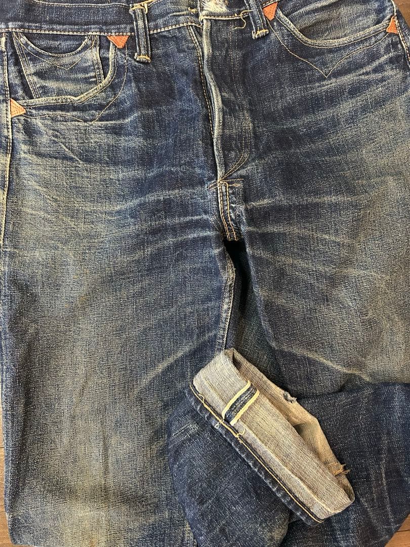 バブたん　ウェアハウス　DUCKDIGGER 色落ち抜群！W33 501