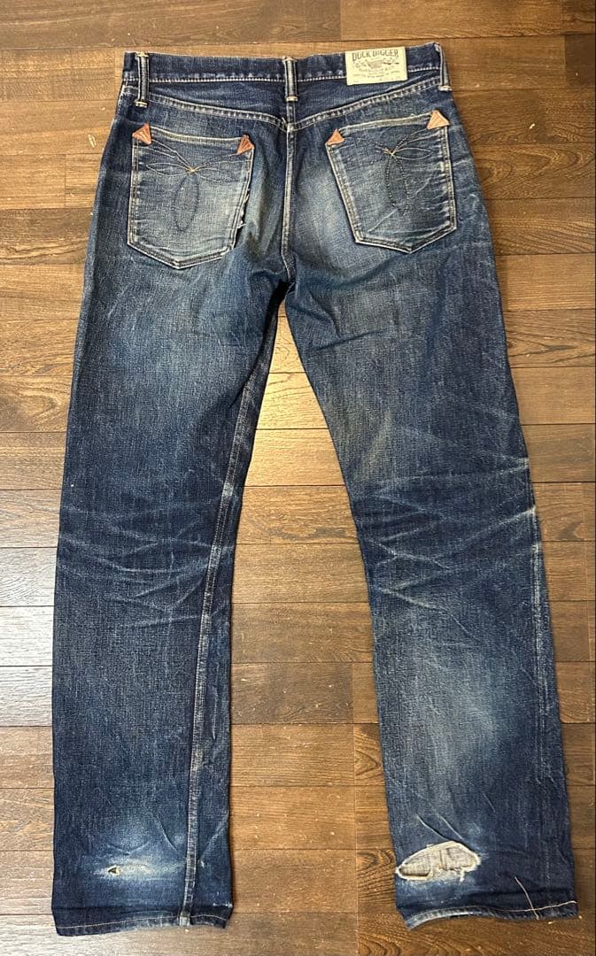 バブたん　ウェアハウス　DUCKDIGGER 色落ち抜群！W33 501