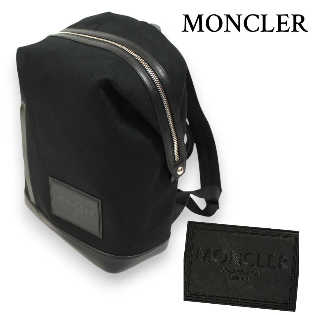 【みん】 MONCLER ALANAH　バックパック　キャンバス　ロゴパッ