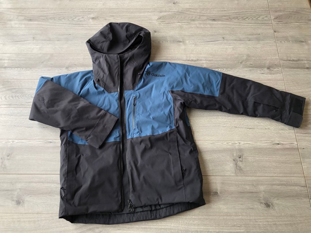 Goldwin フード付きジャケット 青・黒