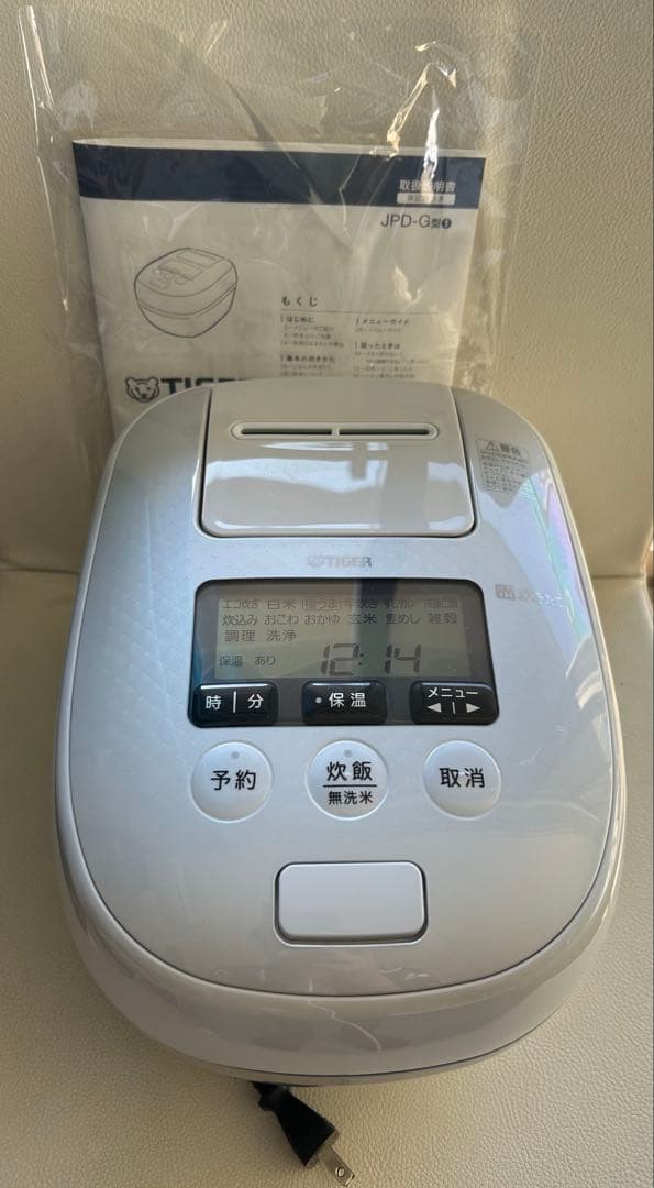 スカイさま専用美品TIGER 圧力IHジャー 炊きたて炊飯器 JPD-G060