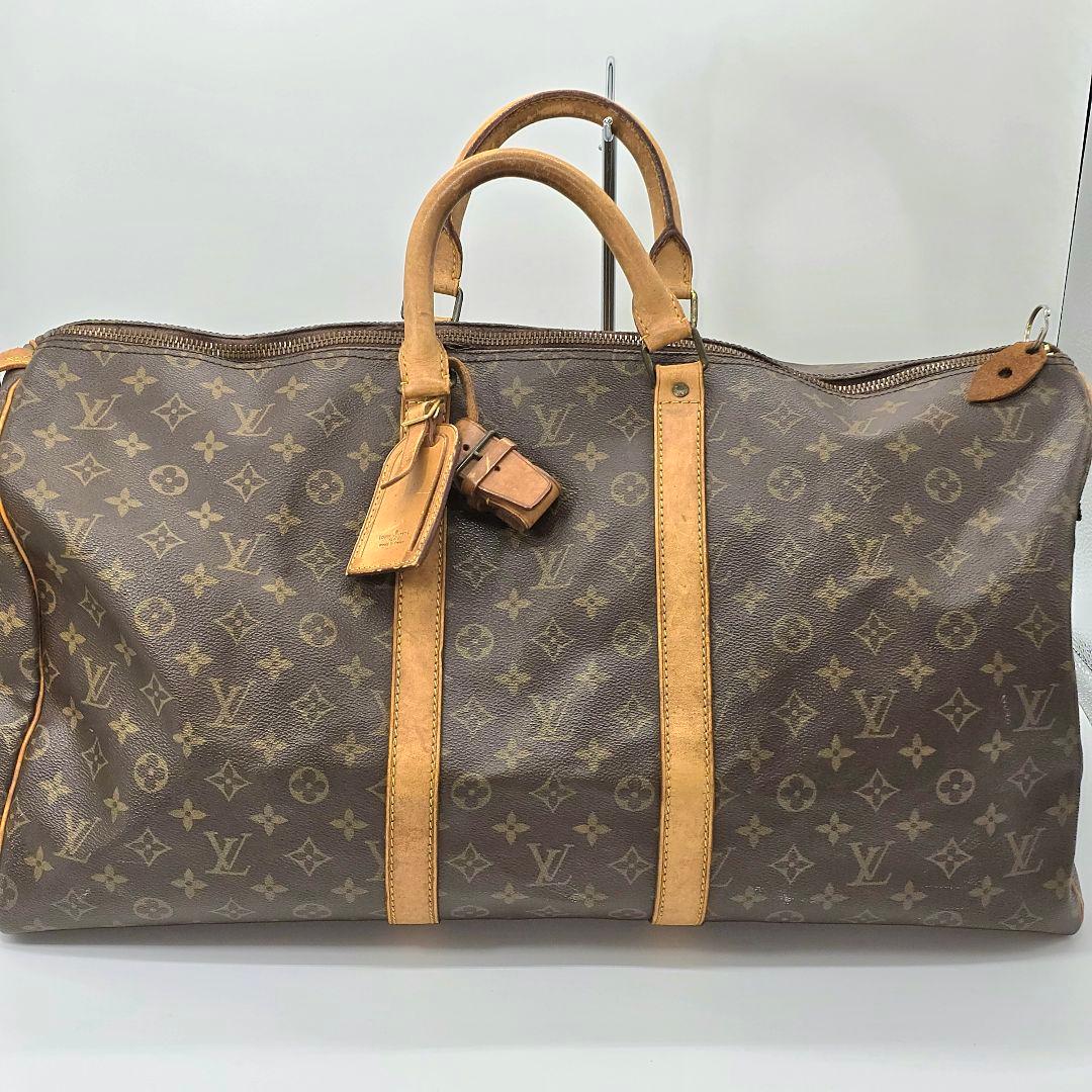 鑑定済　ルイヴィトン　モノグラム　 キーポル55　旅行