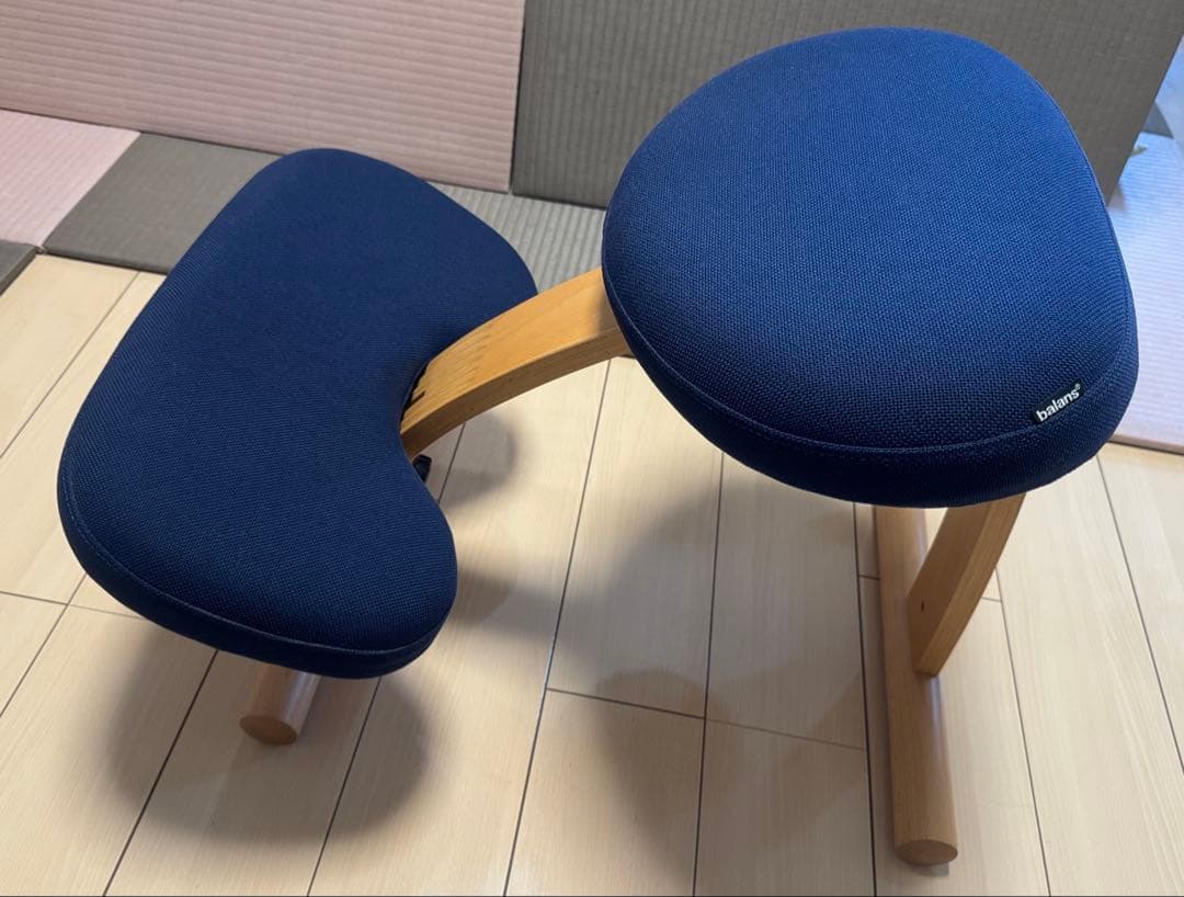 サカモトハウス社 バランスチェア・イージー 純正カバー（ネイビー）付