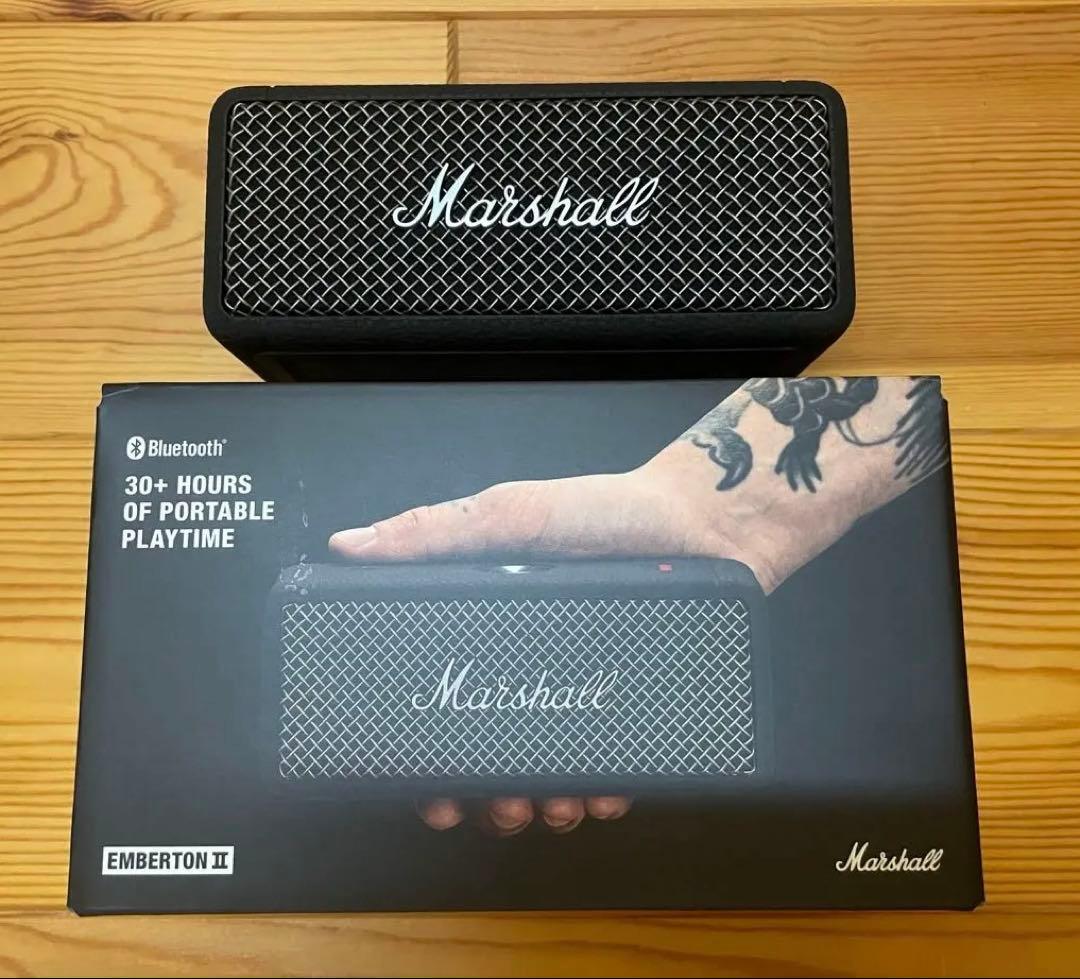 【美品】Marshall Emberton II Black and Steel