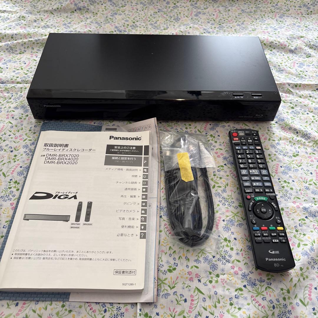 【ジャンク】Panasonic DMR-BRX2020 Blu-rayレコーダー