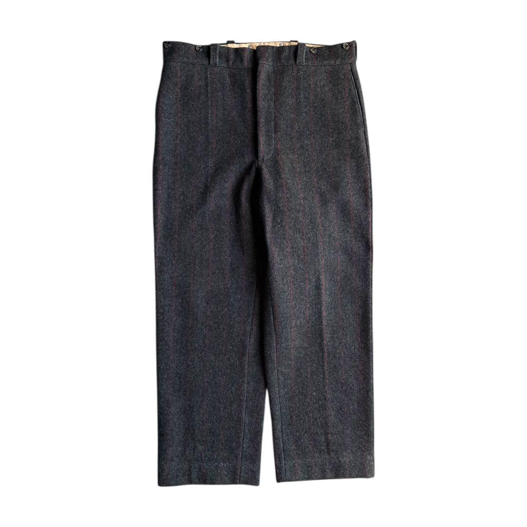 60s-70s L.L.bean wool pants 筆記体タグ