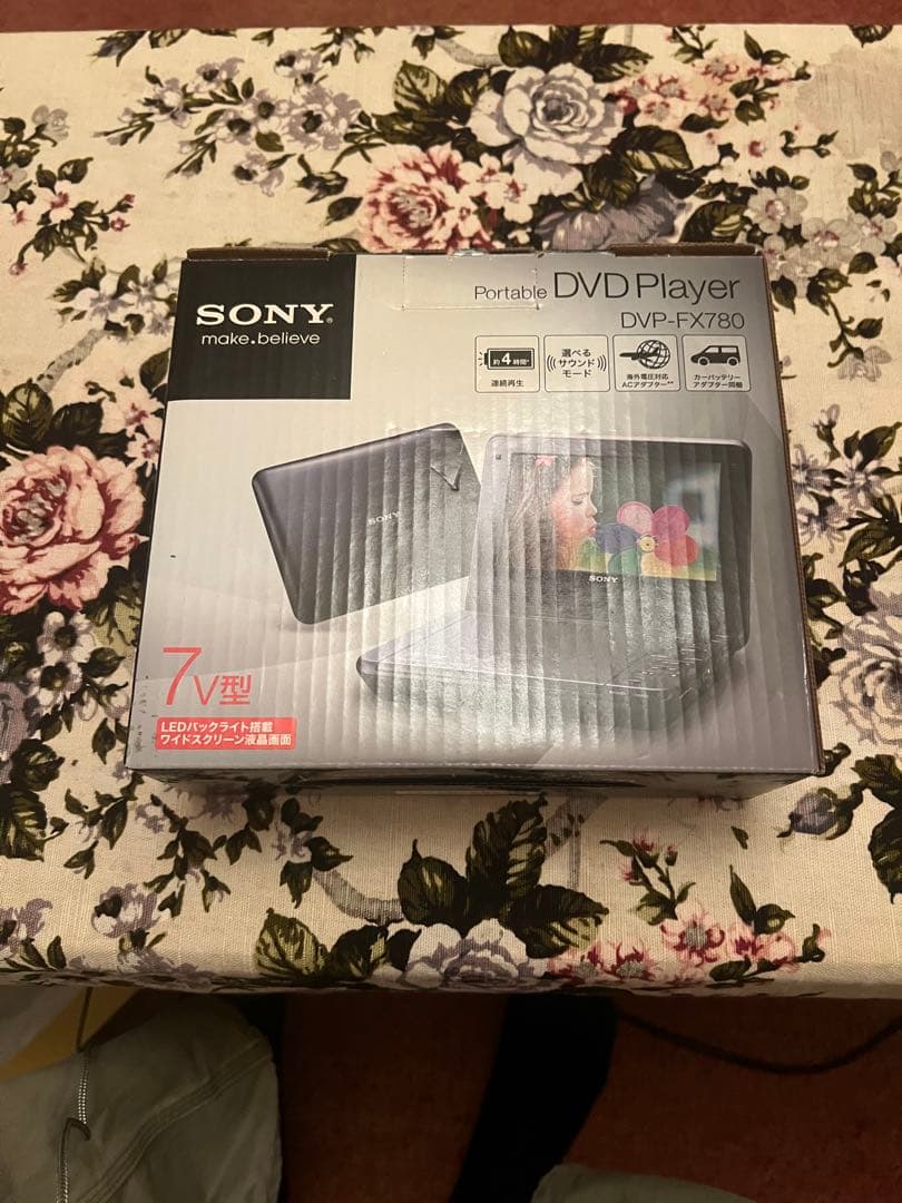 新品未使用】SONY ポータブルDVDプレーヤー DVP-FX780 7V