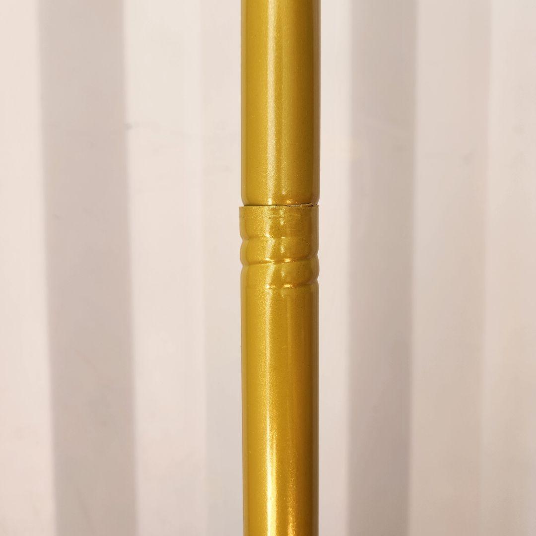 金属製　大理石ベース　ポールハンガー　ハンガーラック　コートハンガー　ゴールド