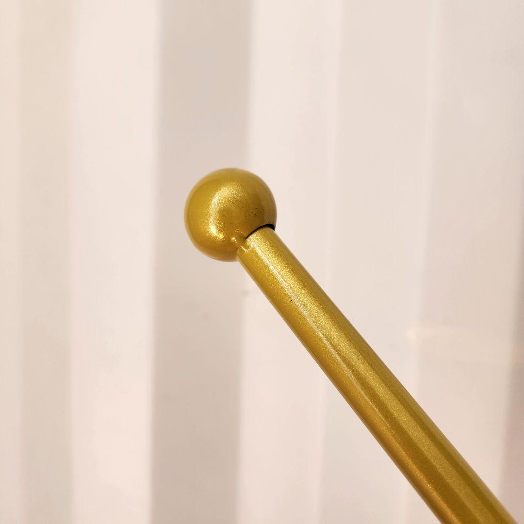 金属製　大理石ベース　ポールハンガー　ハンガーラック　コートハンガー　ゴールド