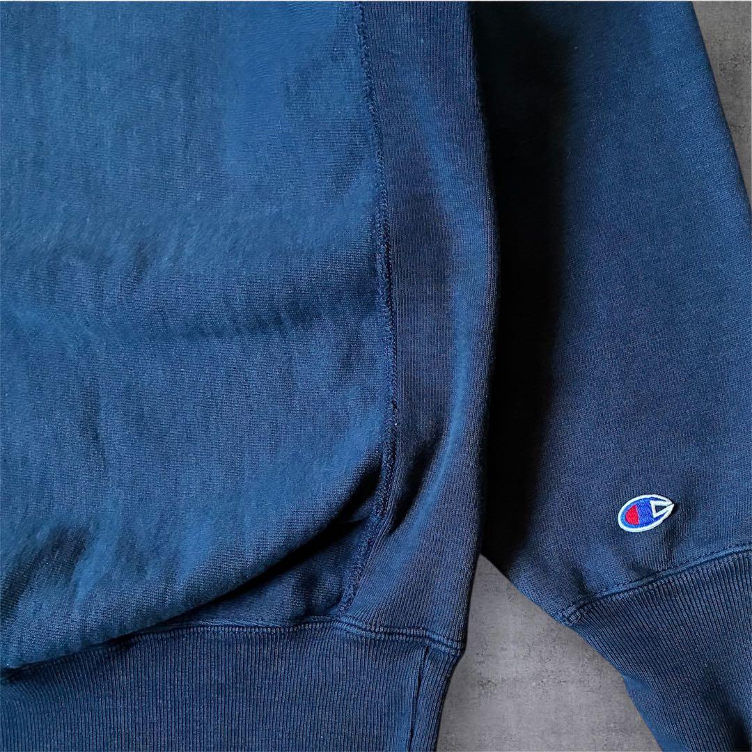 90s USA製　目無しチャンピオンリバースウィーブ ネイビーXL