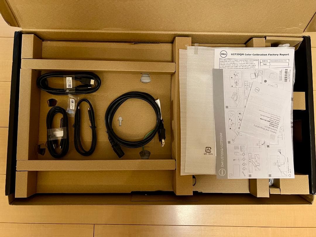 DELL U2720QM 27インチ4Kモニター 付属品完備