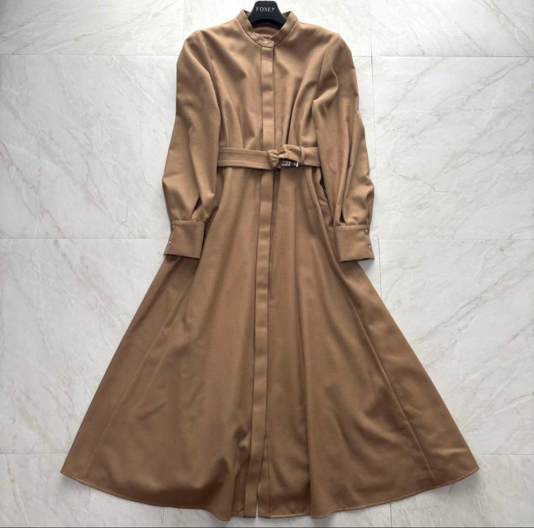 【2024年】ANAYI アナイ　ハイカウントフラノフレアロングワンピース　34