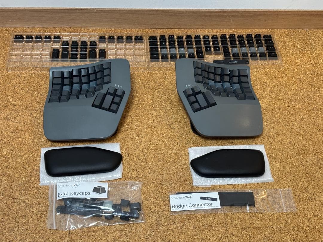 Kinesis Advantage360 Pro/Pads/Keycap セット