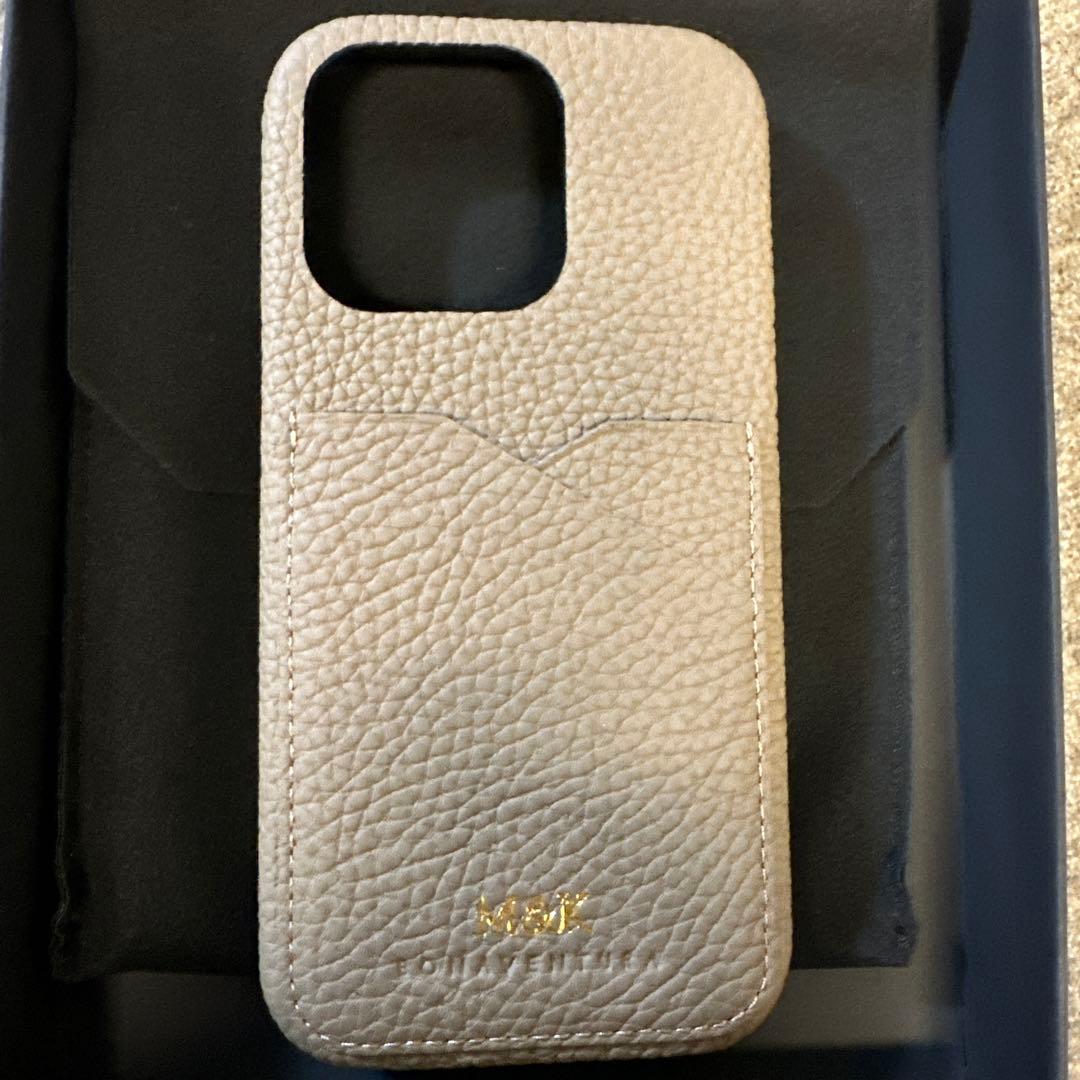 BONAVENTURA iPhoneケース エトープ×グレージュ 14Pro用