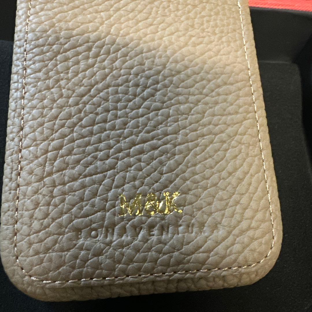 BONAVENTURA iPhoneケース エトープ×グレージュ 14Pro用