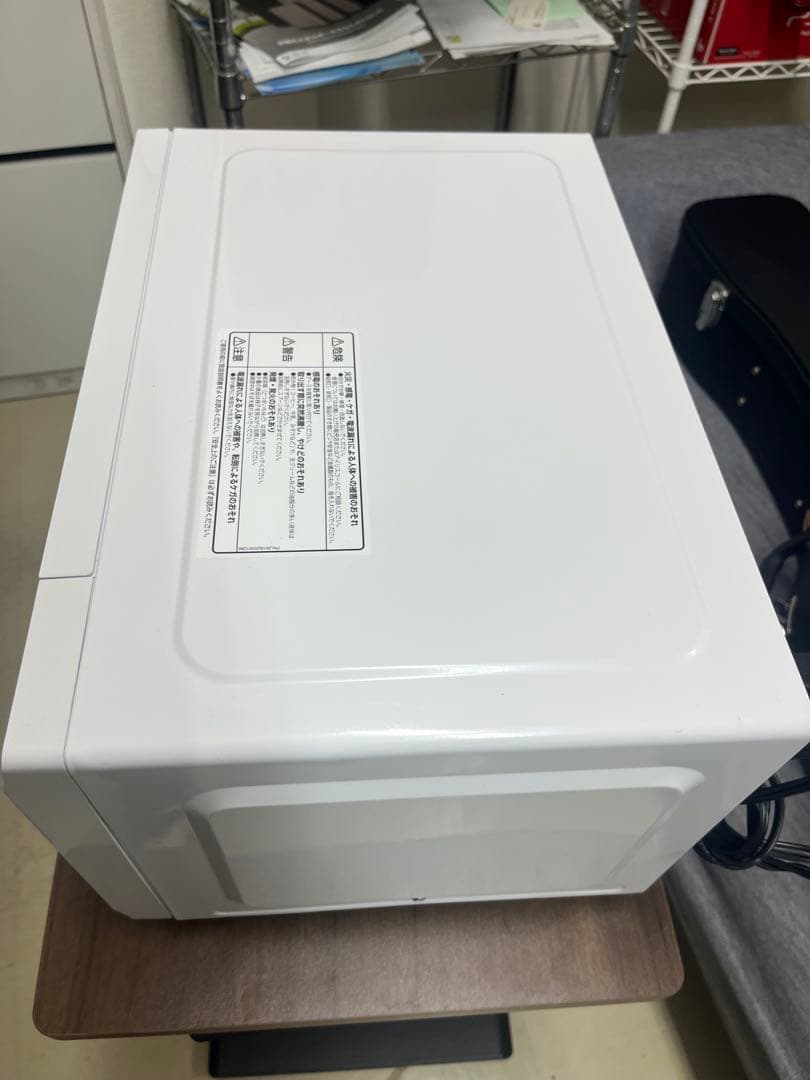 【美品送料込】2025年製 アイリスオーヤマ電子レンジ KMB-F186-W T