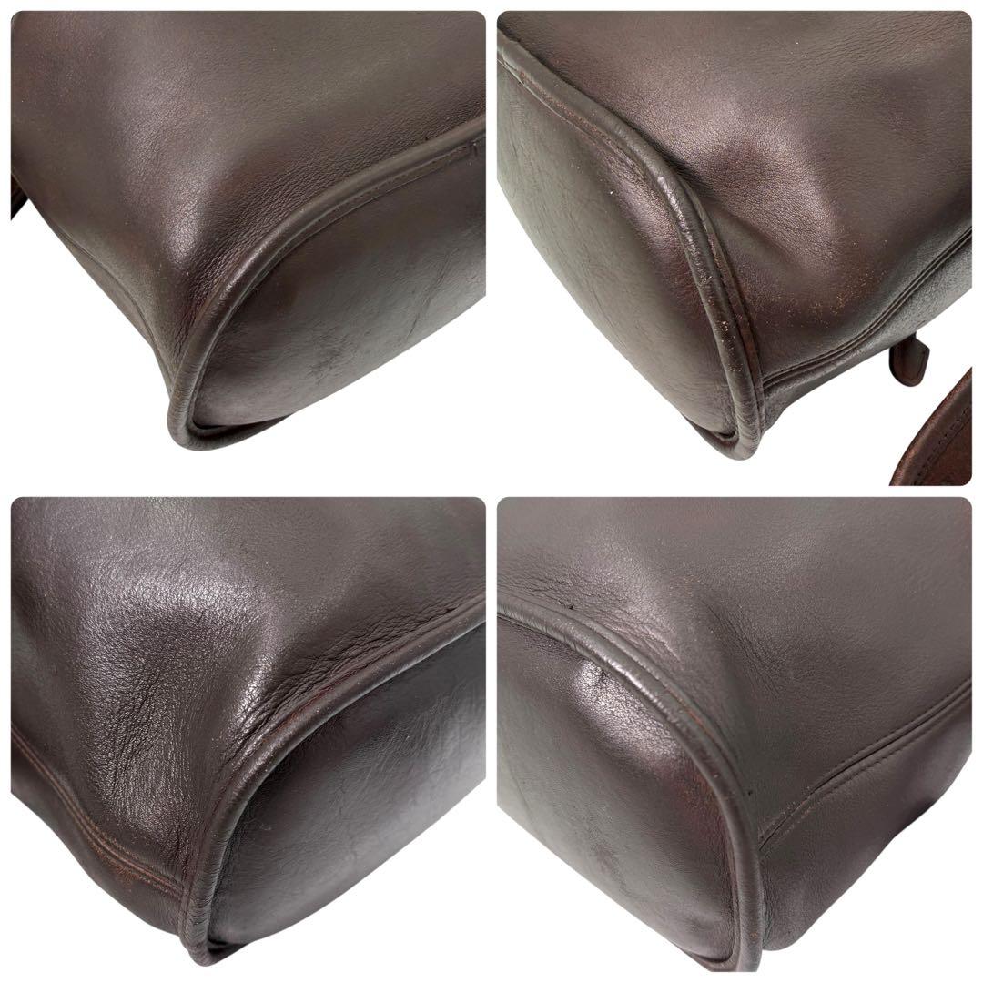 オールドコーチ coach バケツ型　ワンショルダー レザー 9952