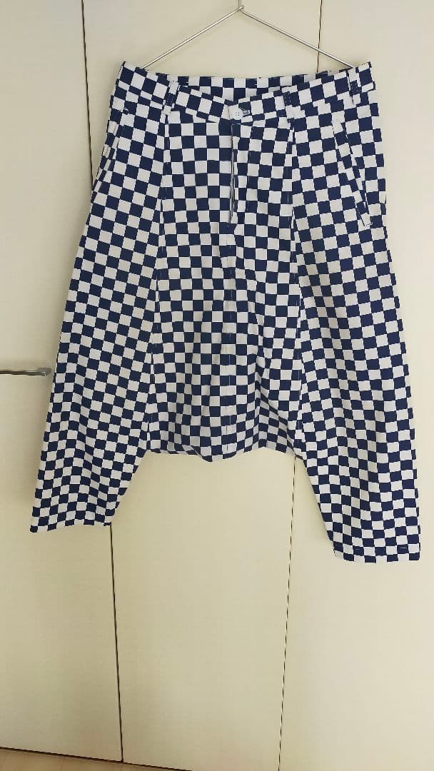 COMME des GARÇONS チェック柄 サルエルパンツ　フルレングス