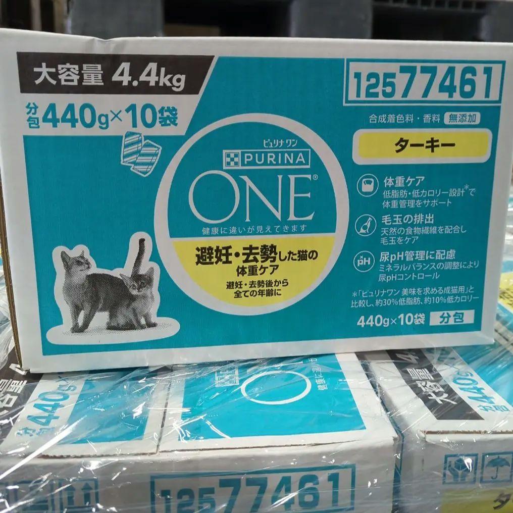 8箱ピュリナ ワン キャットフード ターキー 4.4kg賞味期限：2026.02