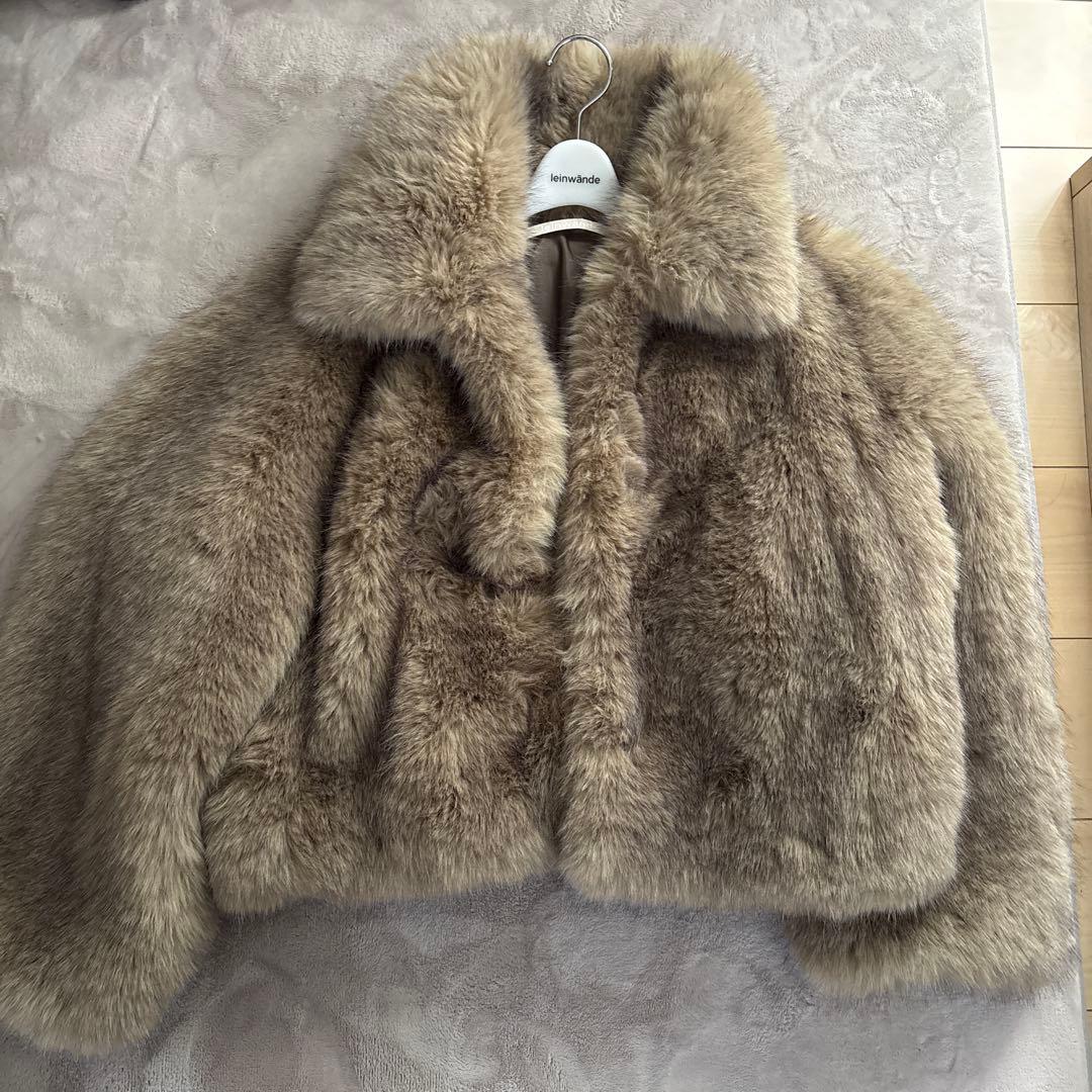 ジャケット・アウター leinwande Egg Fur Coat / Beige