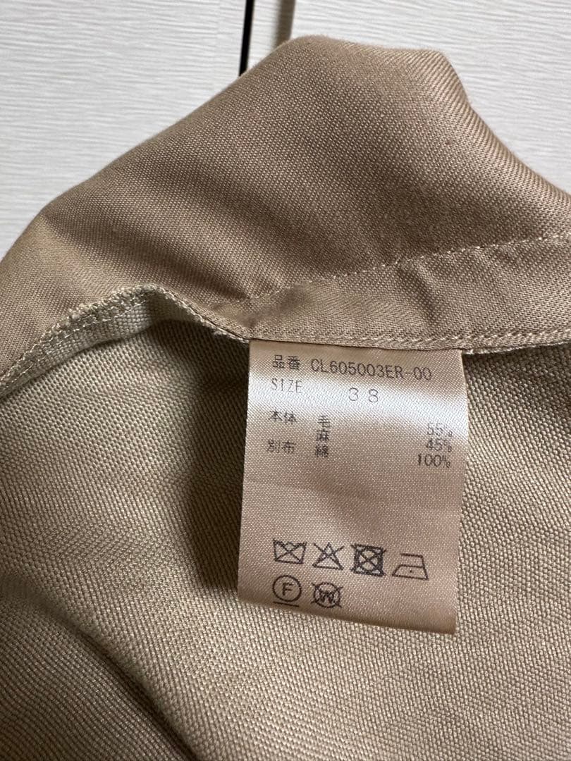 【美品】新作　カレンソロジー　リネンウールスタッズパンツ