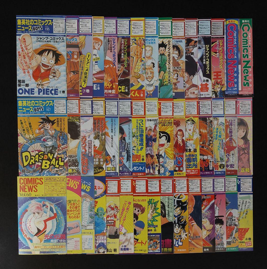 コミックスニュース　COMICS・NEWS　45枚　1986年～2003年