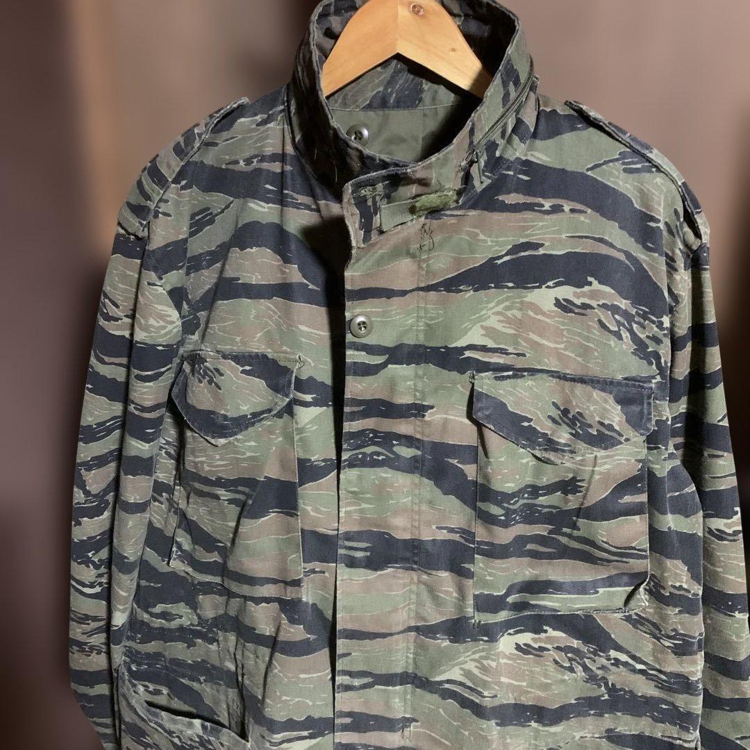 ALPHA Mー65フィールドジャケットタイガーカモUSA製