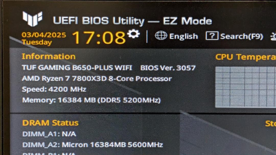 AMD Ryzen 7 7800X3D バルク【動確済み】